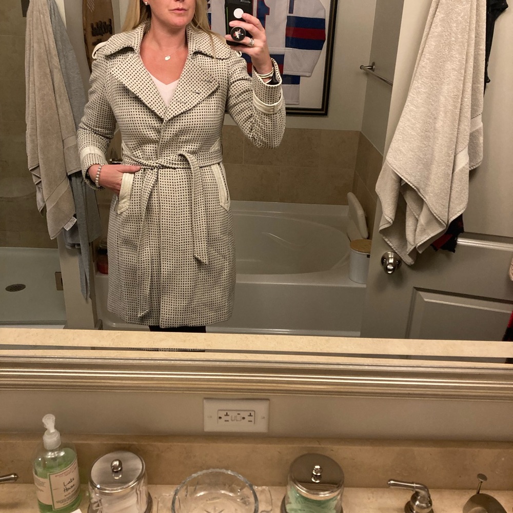 Paul HO Canadian Houndstooth Designer Trench